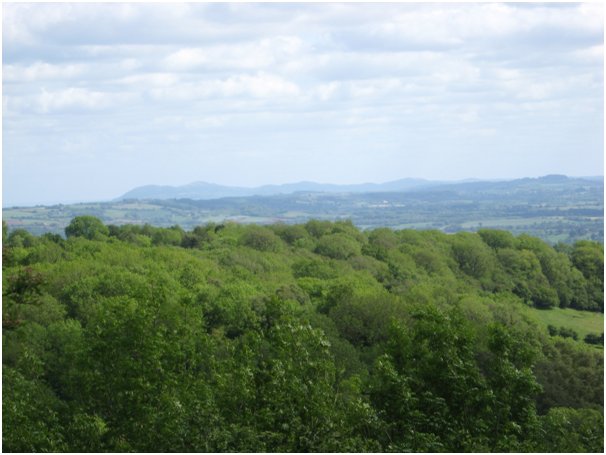 Panoramic views in Shropshire