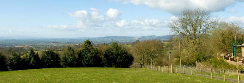 Panoramic views in Shropshire